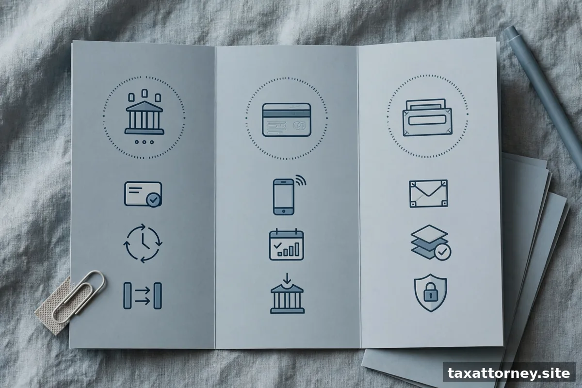 IRS payment options concept illustration